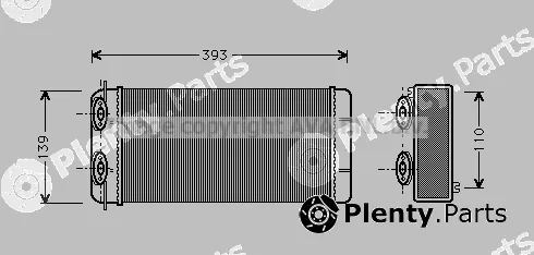 Prasco DF6003 — Heat Exchanger, interior heating