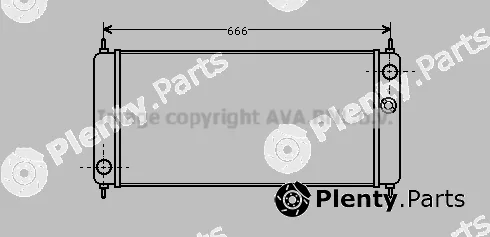 Prasco AU2022 — Radiator, engine cooling