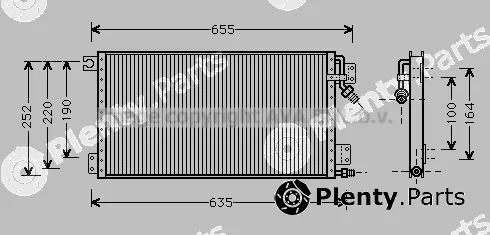 Prasco MZ5111 — Condenser, air conditioning