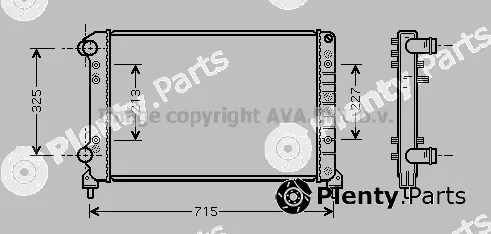 Prasco FTA2262 — Radiator, engine cooling