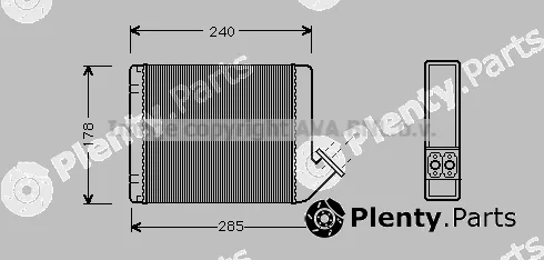 Prasco CN6031 — Heat Exchanger, interior heating