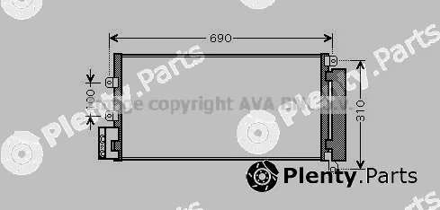 Prasco FTA5356D — Condenser, air conditioning