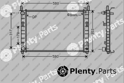 Prasco FD340R003 — Radiator, engine cooling PrascoSelection