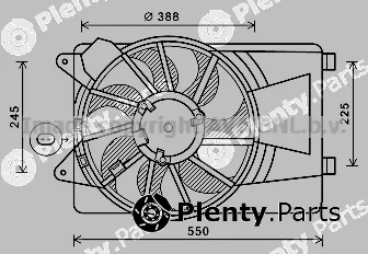 Prasco AL7519 — Fan, engine cooling