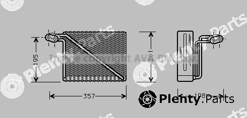 Prasco AIV148 — Evaporator, air conditioning