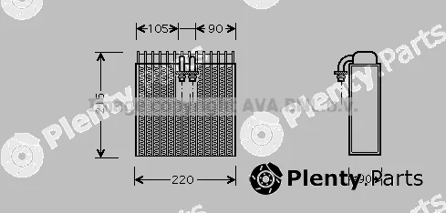 Prasco FTV257 — Evaporator, air conditioning