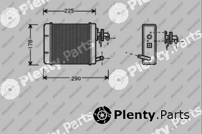 Prasco FT119H001 — Heat Exchanger, interior heating PrascoSelection