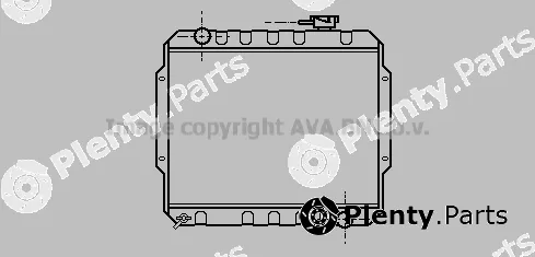 Prasco IS2012 — Radiator, engine cooling