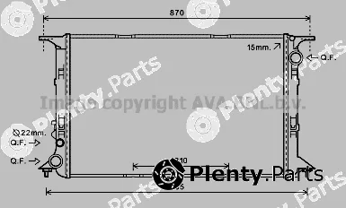 Prasco AI2377 — Radiator, engine cooling