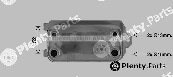 Prasco AU3340 — Oil Cooler, automatic transmission