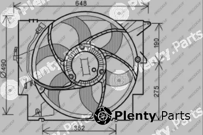 Prasco BM120F001 — Fan, engine cooling PrascoSelection