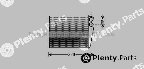Prasco MSA6465 — Heat Exchanger, interior heating