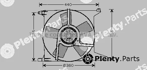 Prasco OL7504 — Fan, engine cooling