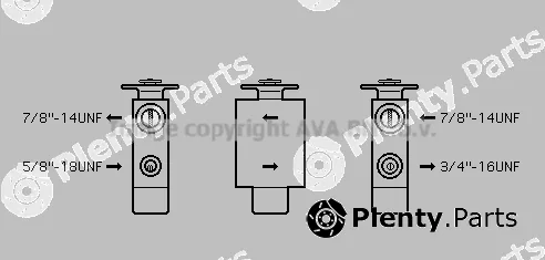 Prasco CN1223 — Expansion Valve, air conditioning