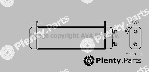 Prasco MS3184 — Oil Cooler, engine oil