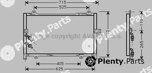 Prasco HD5099 — Condenser, air conditioning