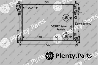 Prasco ME029R005 — Radiator, engine cooling PrascoSelection