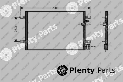 Prasco AD034C001 — Condenser, air conditioning PrascoSelection