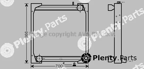 Prasco IV2086 — Radiator, engine cooling