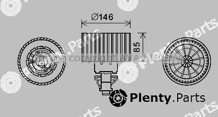 Prasco AI8374 — Electric Motor, interior blower