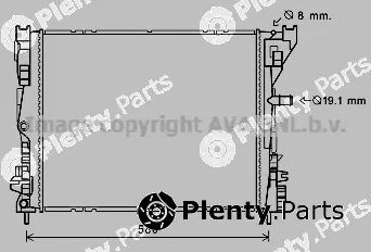 Prasco RT2608 — Radiator, engine cooling