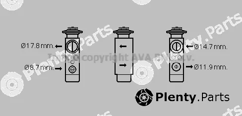 Prasco CN1219 — Expansion Valve, air conditioning