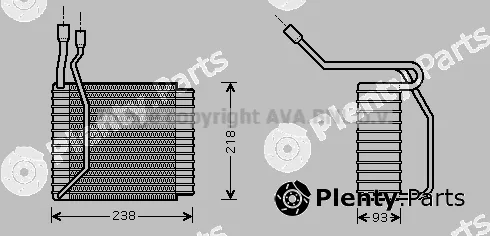 Prasco FDV110 — Evaporator, air conditioning