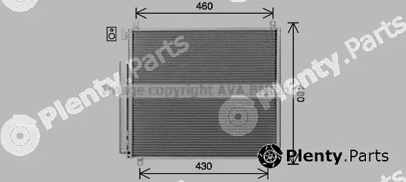 Prasco SZ5158D — Condenser, air conditioning