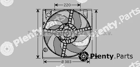 Prasco RT7522 — Fan, engine cooling