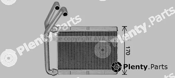 Prasco TO6781 — Heat Exchanger, interior heating