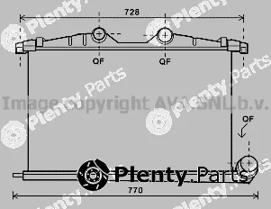 Prasco PE4363 — Charge Air Cooler