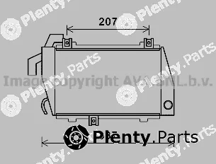 Prasco HD2280 — Radiator, engine cooling