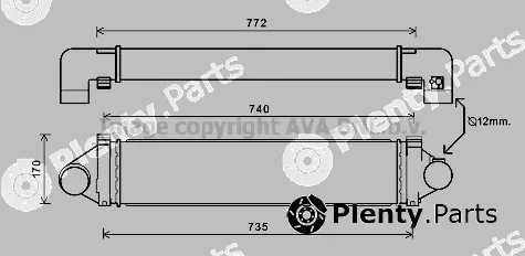 Prasco AUA4219 — Charge Air Cooler