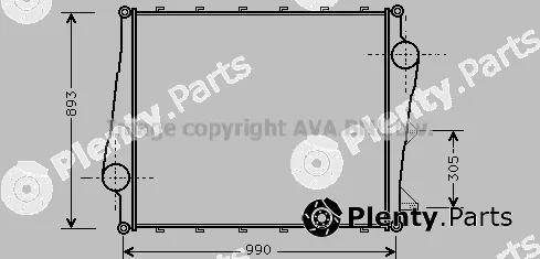Prasco VL4022 — Charge Air Cooler