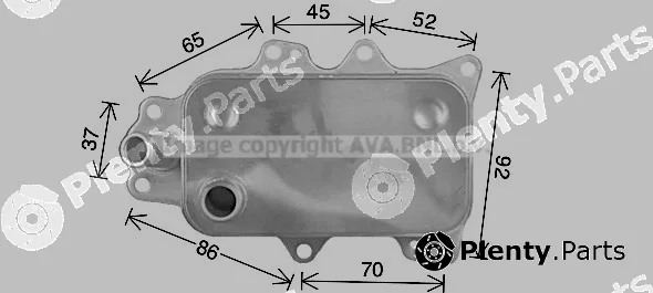 Prasco FD3684 — Oil Cooler, engine oil