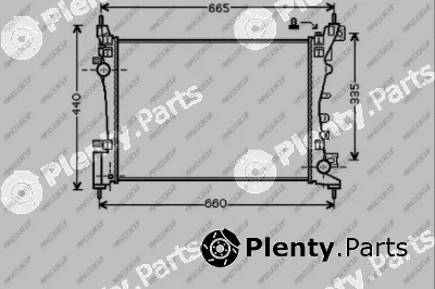 Prasco OP035R005 — Radiator, engine cooling PrascoSelection