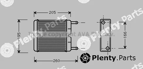 Prasco FD6130 — Heat Exchanger, interior heating