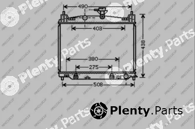 Prasco MZ309R003 — Radiator, engine cooling PrascoSelection