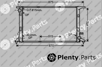 Prasco AD024R008 — Radiator, engine cooling PrascoSelection