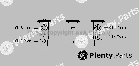 Prasco SU1094 — Expansion Valve, air conditioning