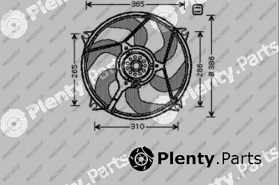 Prasco CI715F004 — Fan, engine cooling PrascoSelection