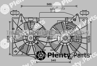 Prasco MZ7552 — Fan, engine cooling