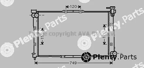 Prasco KA2039 — Radiator, engine cooling