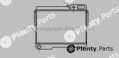 Prasco AU2014 — Radiator, engine cooling