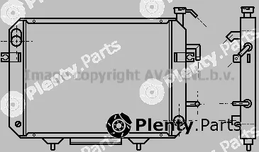 Prasco HRT2119 — Radiator, engine cooling