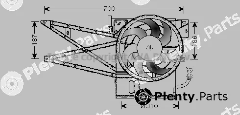 Prasco OL7515 — Fan, engine cooling