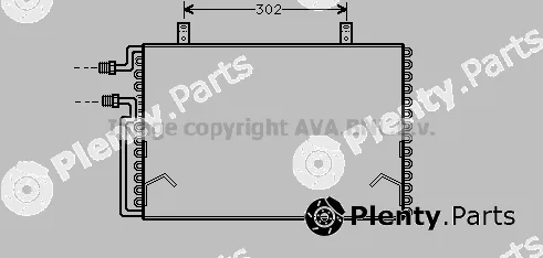 Prasco BW5123 — Condenser, air conditioning