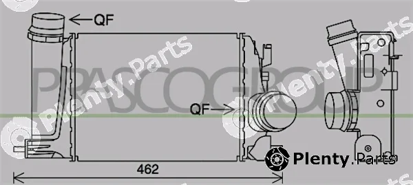 Prasco DS712N003 — Charge Air Cooler