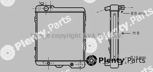 Prasco AI2017 — Radiator, engine cooling