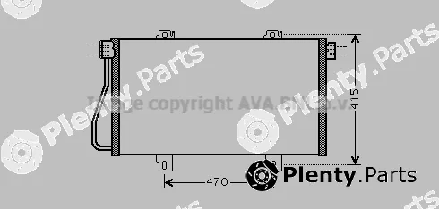 Prasco RTA5352 — Condenser, air conditioning